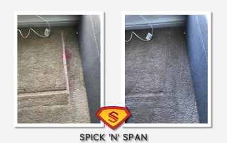 Carpet stain before and after, nail polish stain, extraction, clean carpet, stained carpet,